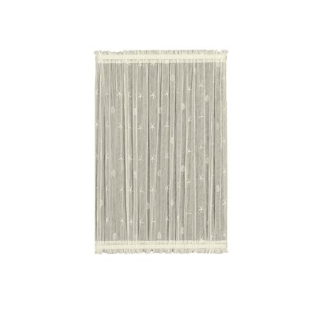 MICASA Heritage Lace  45 x 63 in. Sand Shell Door Panel; Ecru MI308691